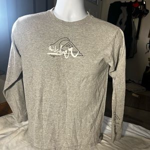 Quicksilver Gray Long Sleeved T Shirt